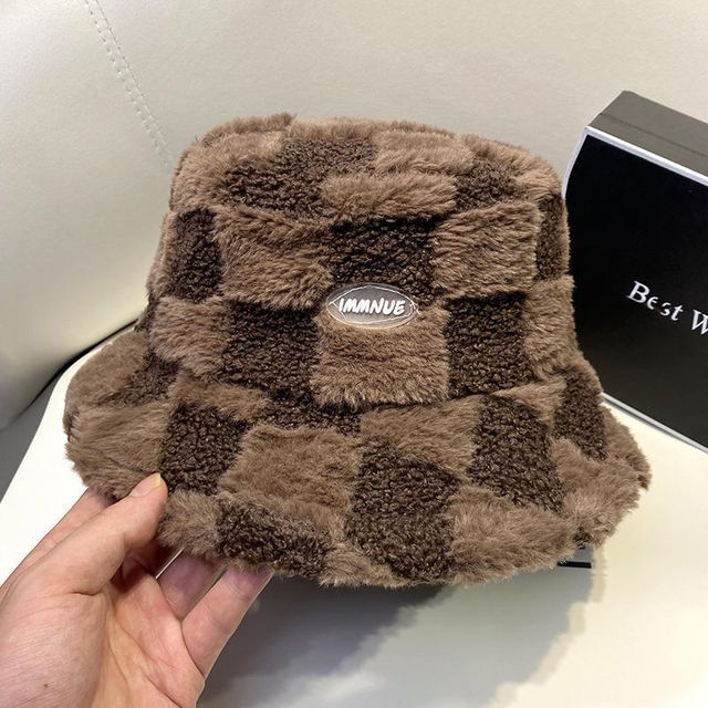 Sample Plain Fluffy Bucket Hat