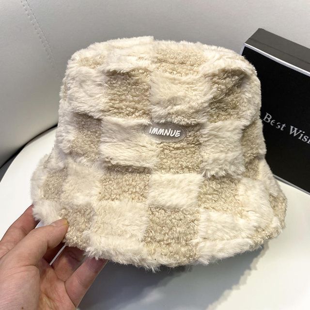 Sample Plain Fluffy Bucket Hat