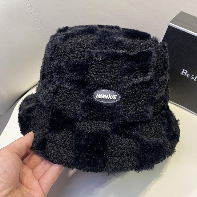 Sample Plain Fluffy Bucket Hat