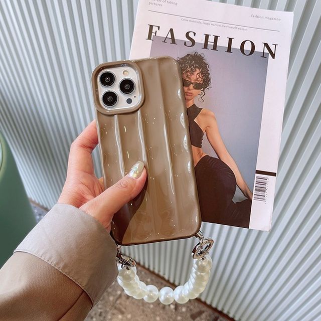 SampleFaux Pearl Chain Phone Case