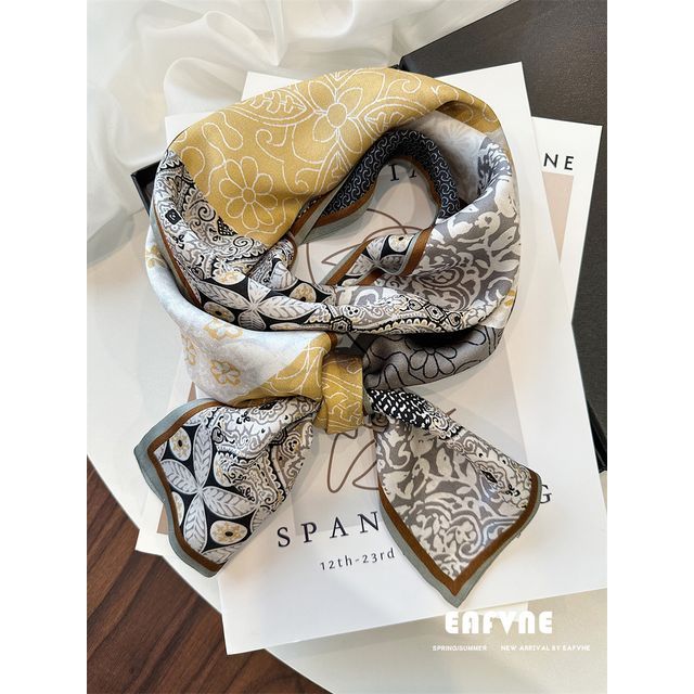 Scarf Print Silk