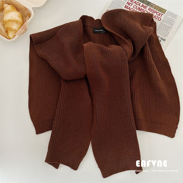 Plain Shawl Knit