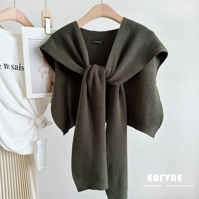 Plain Shawl Knit