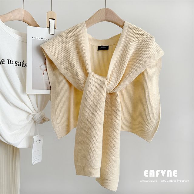 Plain Shawl Knit