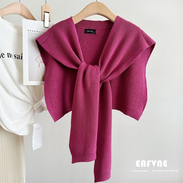 Plain Shawl Knit