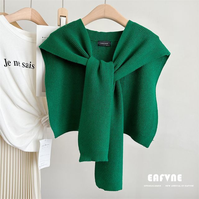Plain Shawl Knit