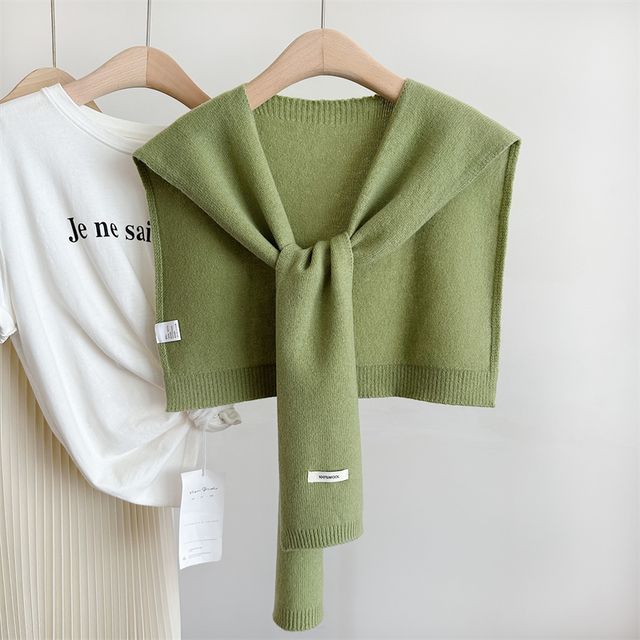 Applique Knit Shawl