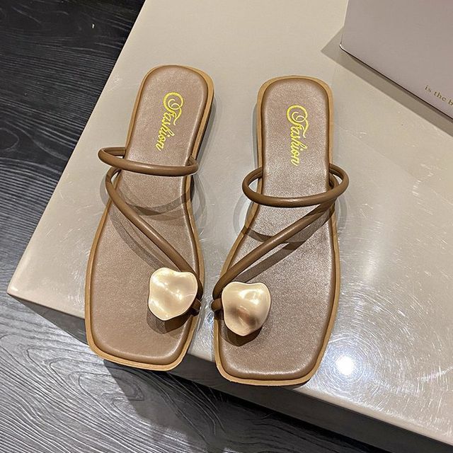 Toe Sandals Loop Slide