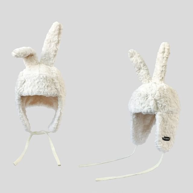 Chenille Ear Hat Rabbit Trapper