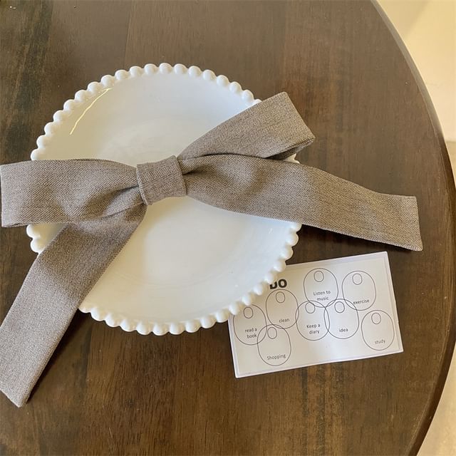 Bow Fabric Hair Clip