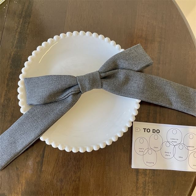 Bow Fabric Hair Clip