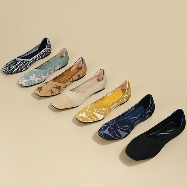 Flats Pointed Woven