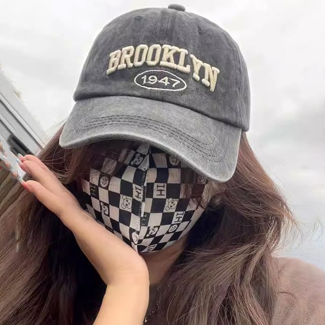 Embroidered Baseball Cap Lettering