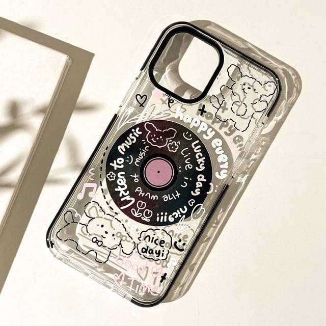 Animal Vinyl Case Record Phone