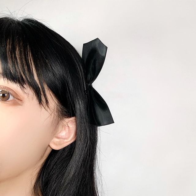 Clip Bow Fabric Hair