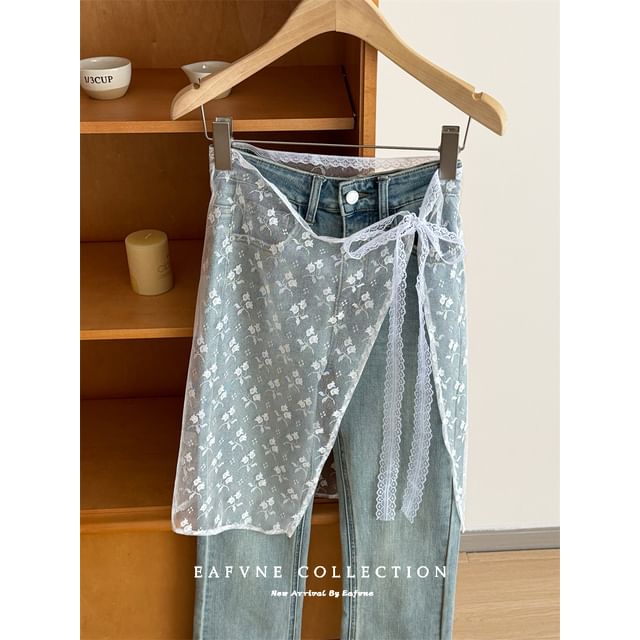 Lace Designs) Half Skirt Apron (Various