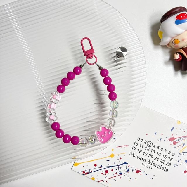 Strap Rabbit Bead Phone