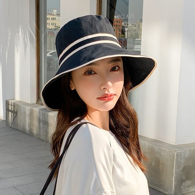 Striped Bucket Hat