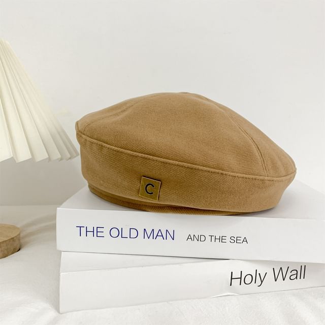 Sample Plain Lettering Beret