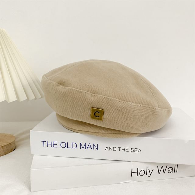 Sample Plain Lettering Beret