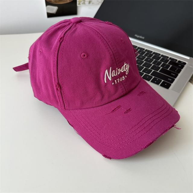 Baseball Embroidered Cap Lettering