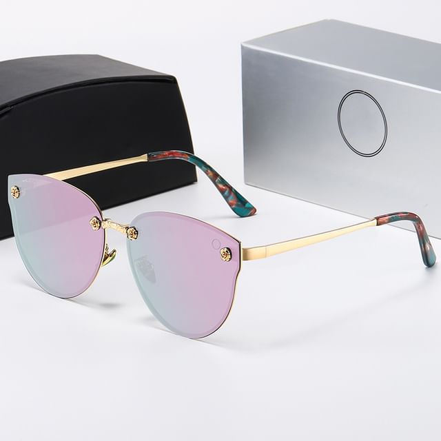 Sample Polished Frameless Sunglasses