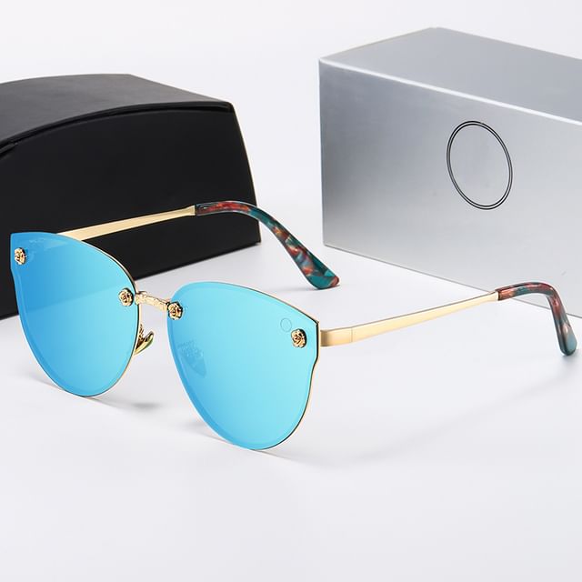 Sample Polished Frameless Sunglasses