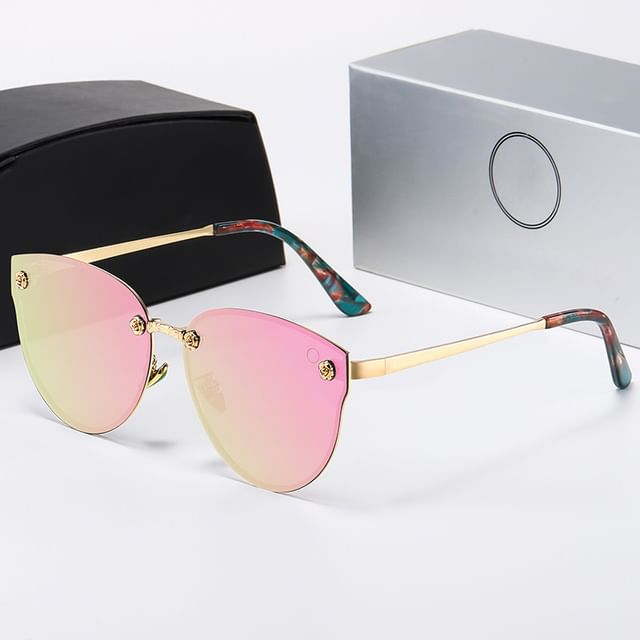 Sample Polished Frameless Sunglasses
