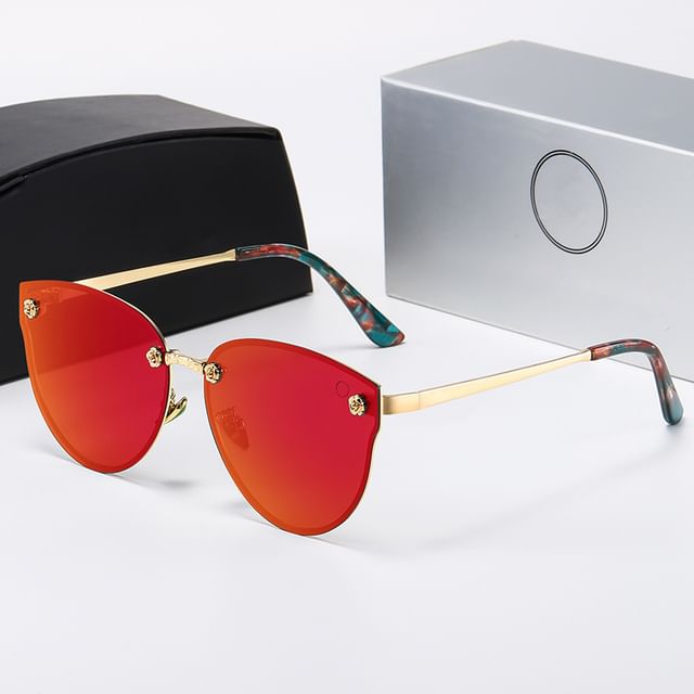 Sample Polished Frameless Sunglasses