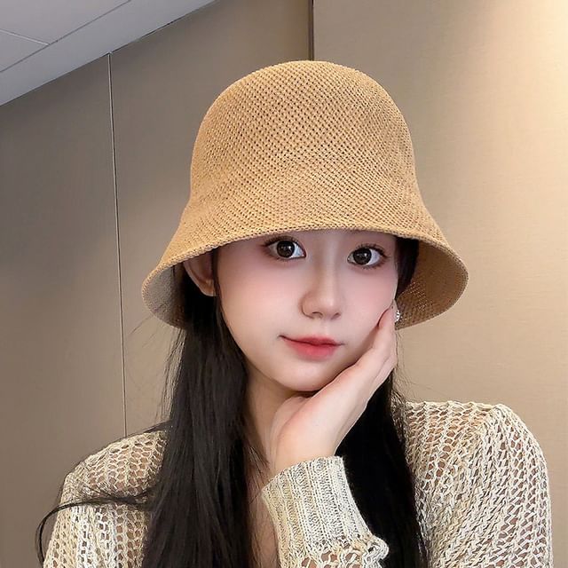 Straw Bucket Hat