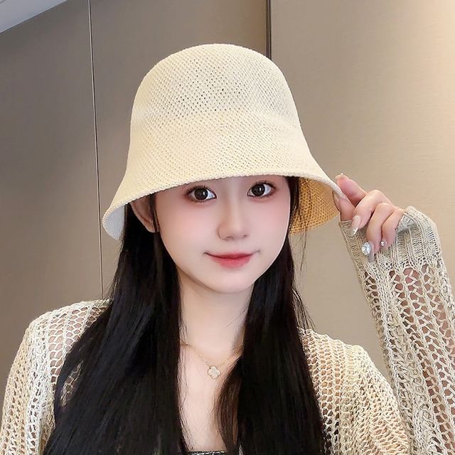 Straw Bucket Hat
