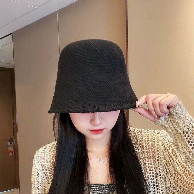 Straw Bucket Hat