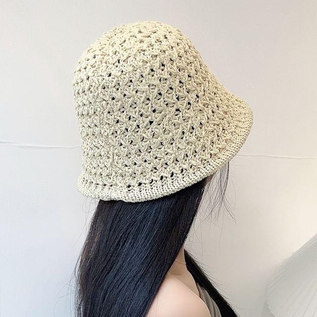 Hat (Various Designs) Straw Bucket