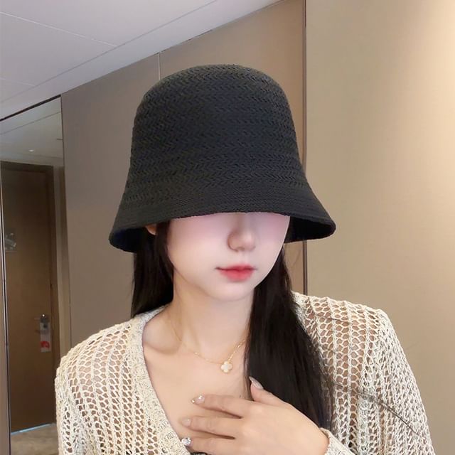 Hat (Various Designs) Straw Bucket