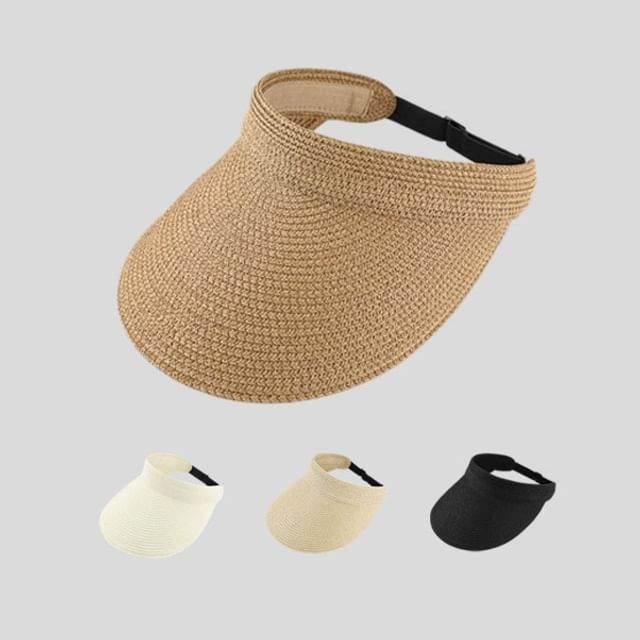 Visor Sun Woven Straw