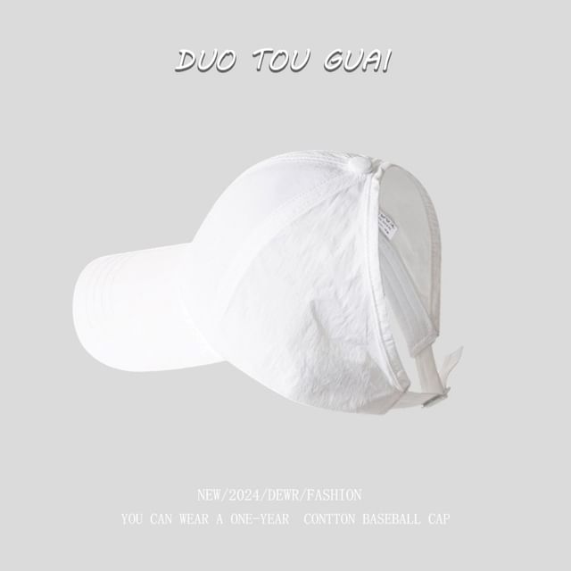 Baseball Top Open Cap Plain