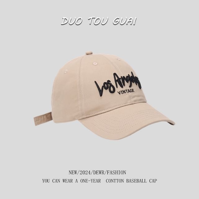 Cap Embroidered Lettering Baseball