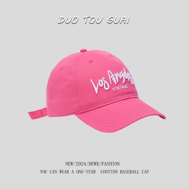 Cap Embroidered Lettering Baseball