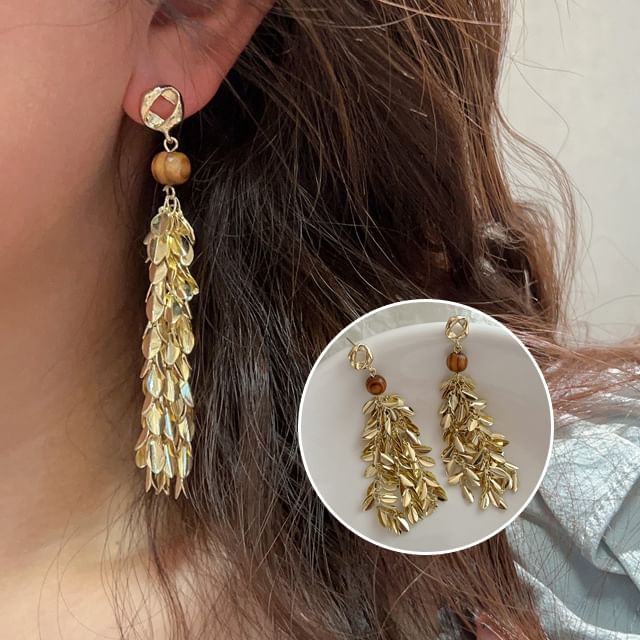 Alloy Chandelier Wheat Earring