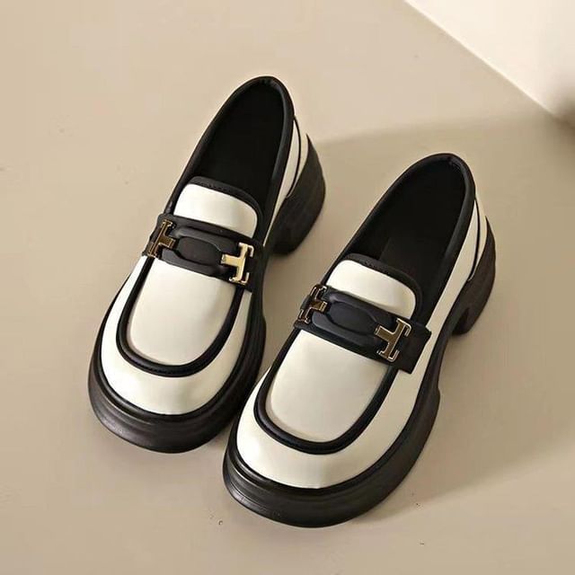 Loafers Two Platform Tone