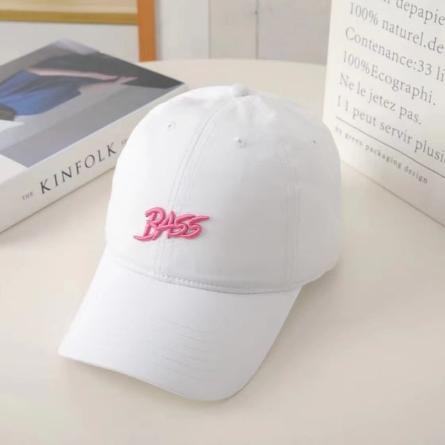 Baseball Lettering Embroidered Cap