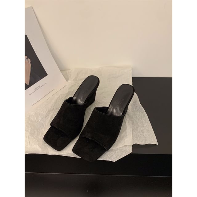 Sample Wedge Slide Sandals