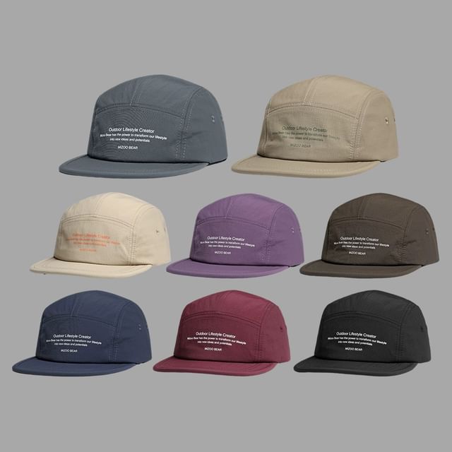 Cap Print Baseball Lettering