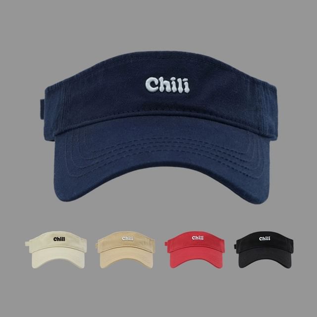 Sun Embroidered Lettering Visor