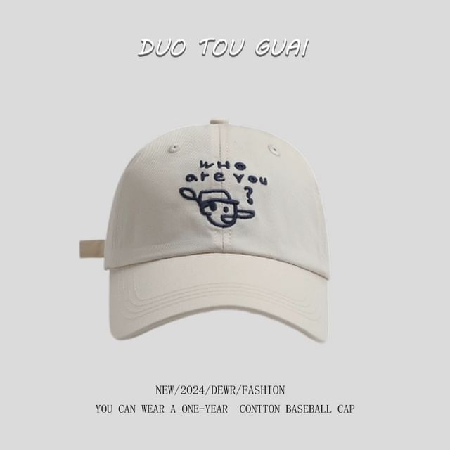 Cartoon Cap Embroidered Baseball