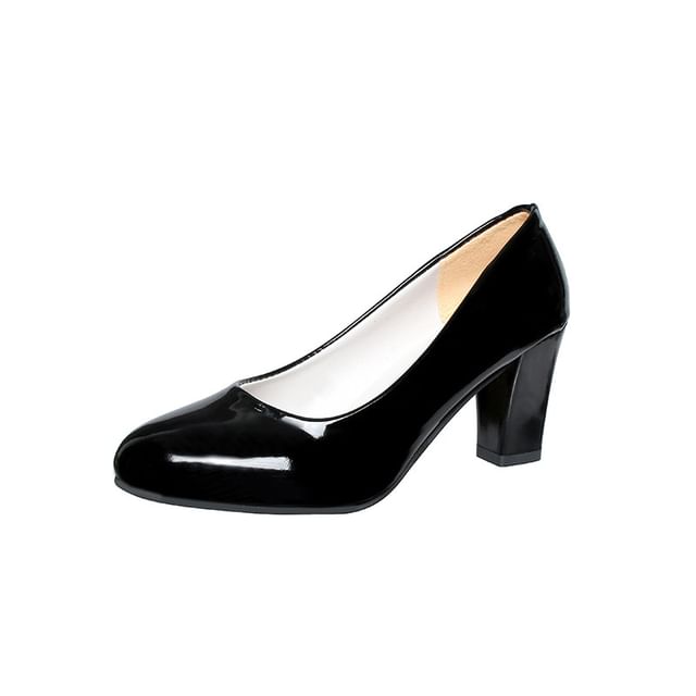 Pumps Block Heel Patent
