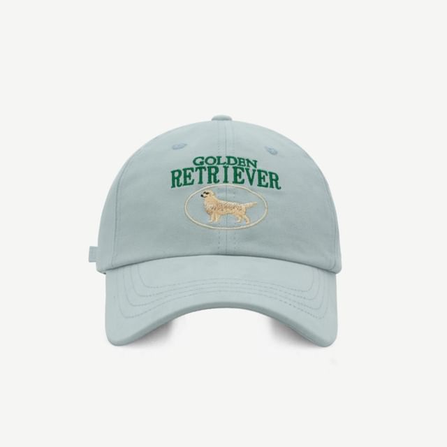 Dog Baseball Embroidered Cap