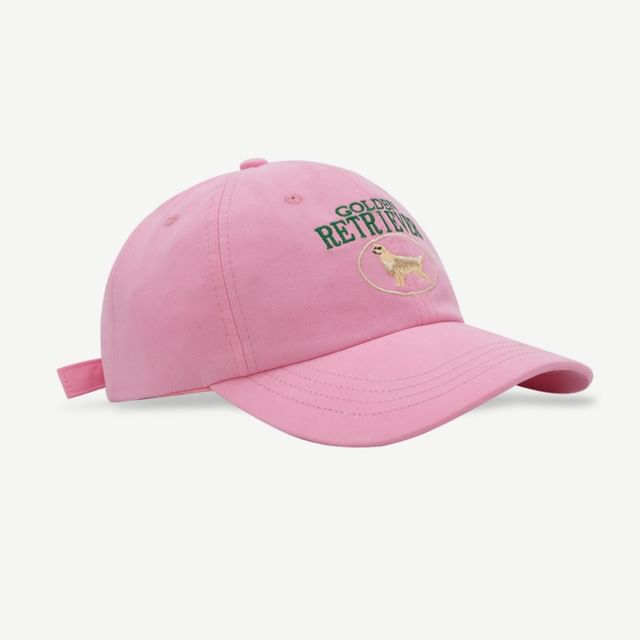 Dog Baseball Embroidered Cap