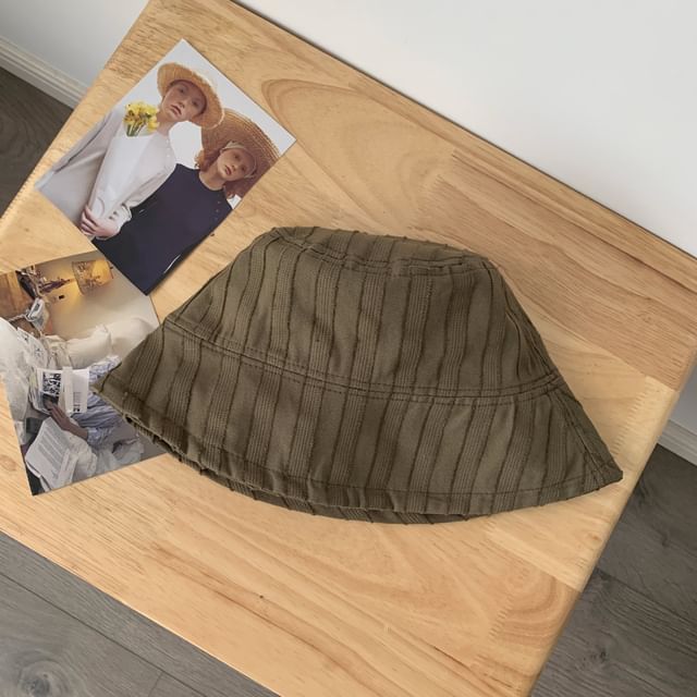 Frayed Bucket Hat Plain