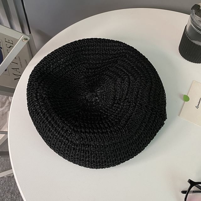 Perforated Plain Beret